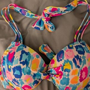 Salt + Cove Multicolor Floral Bikini Top